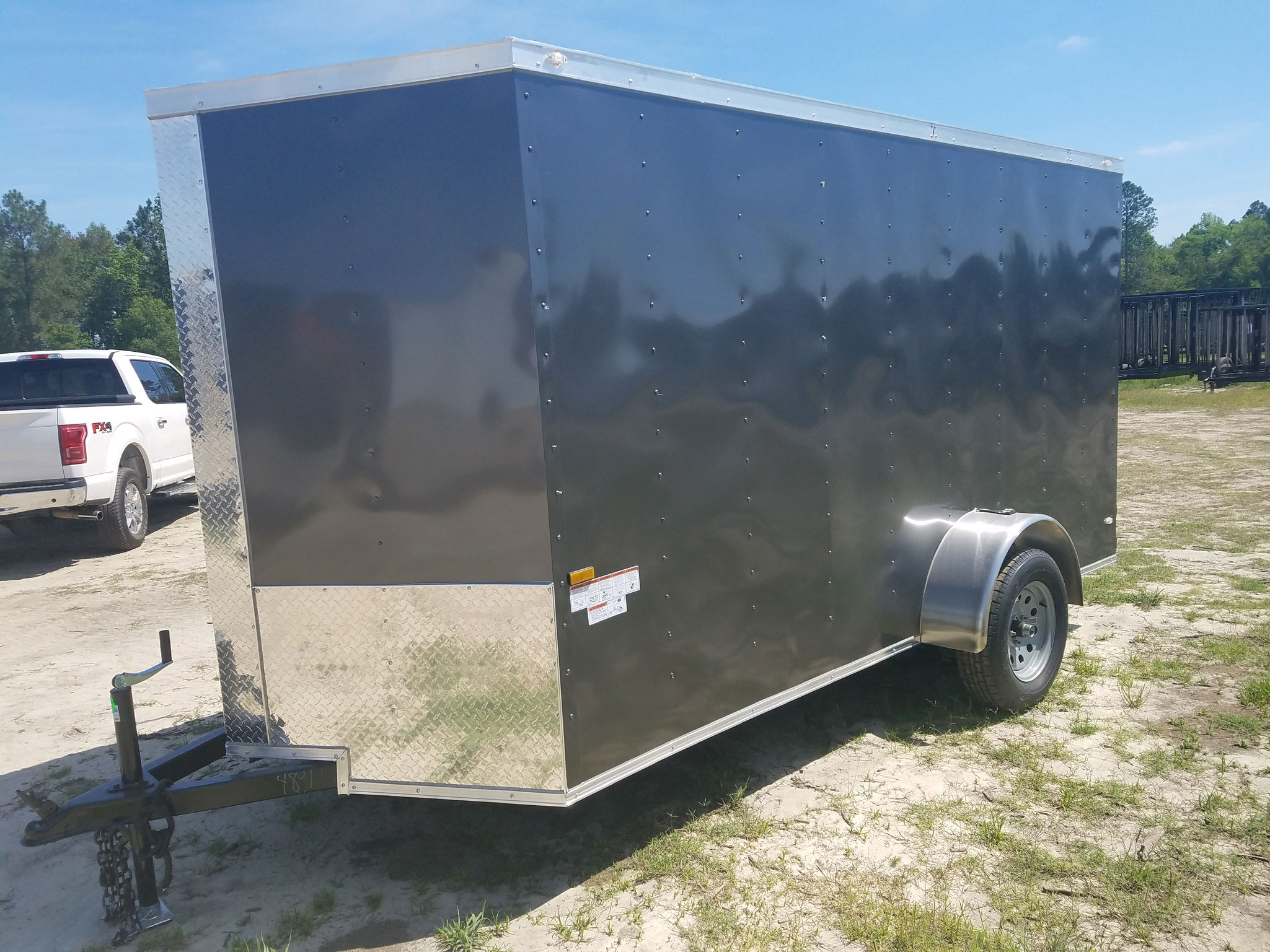 6x12 Enclosed Trailer | 6x12 Single Axle Enclosed Cargo Trailer