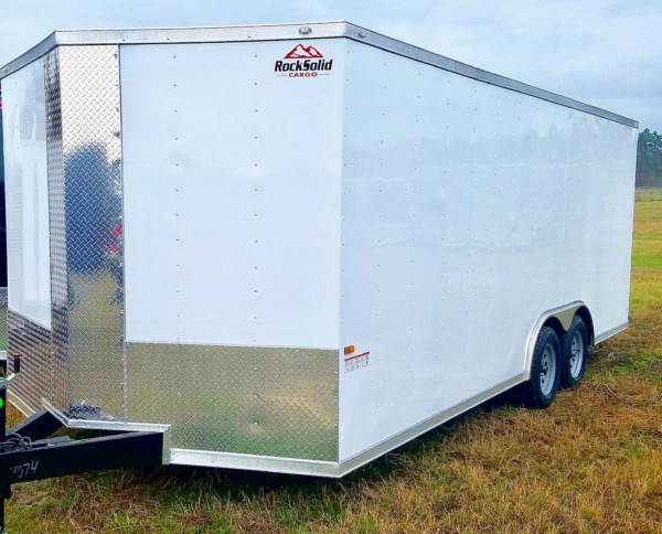 8.5x20 enclosed cargo trailer