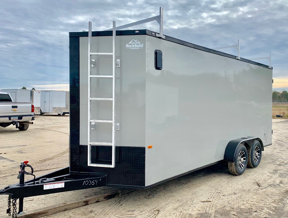contractor enclosed trailer with ladder