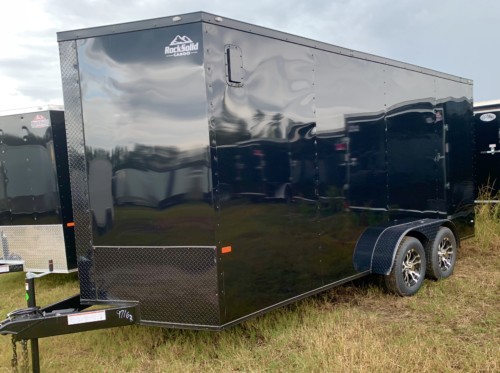 IMG_7577 7x16 tandem axle enclosed cargo trailer - monthly speacil- blackout package