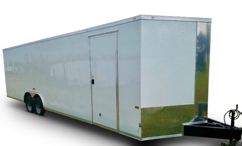 8.5x24 enclosed trailer