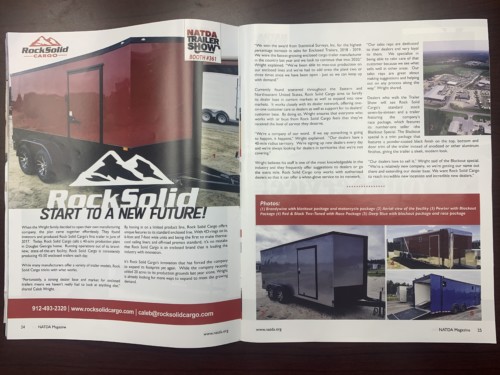 Rock Solid Cargo in NATDA Magazine