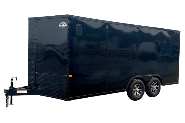8.5x16 blackout trailer custom blackout enclosed trailer