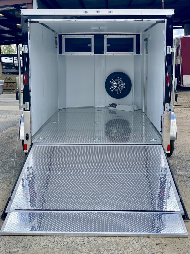 enclosed cargo trailer interior