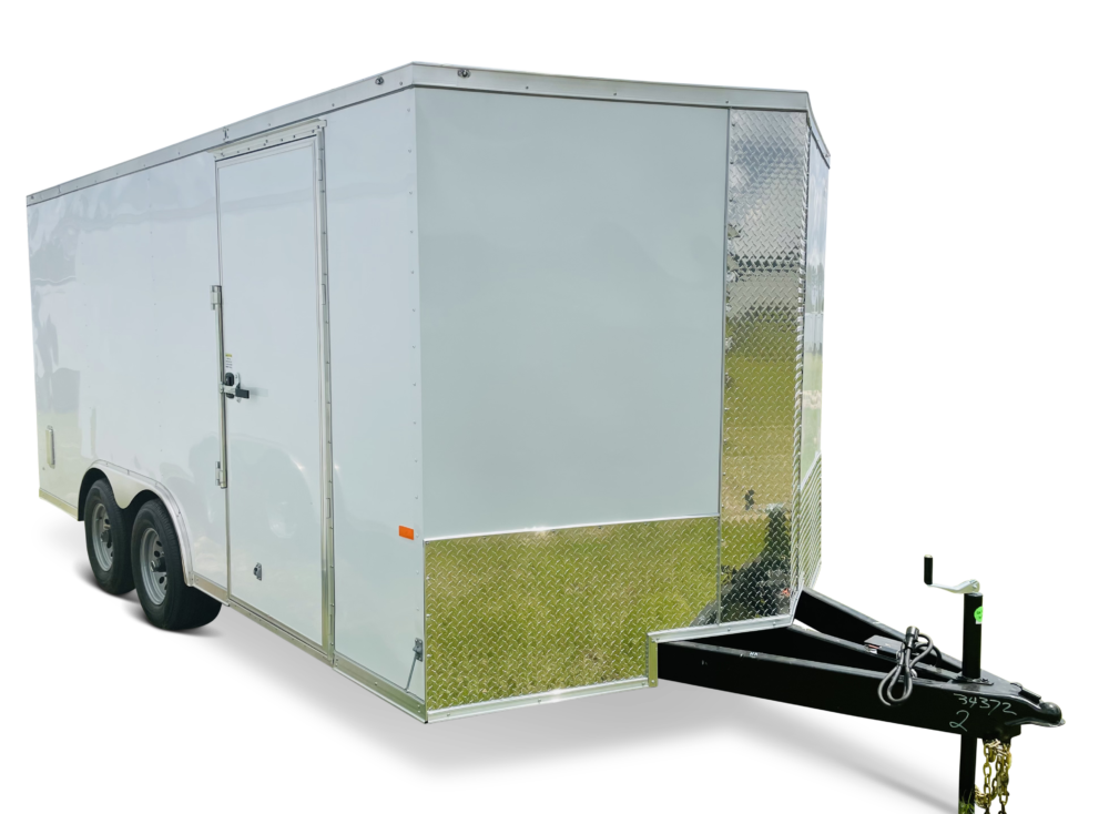 8.5 x 14 enclosed trailer side view